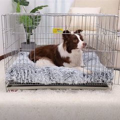 Machine washable Vonabem dog bed in grey for easy cleanup
