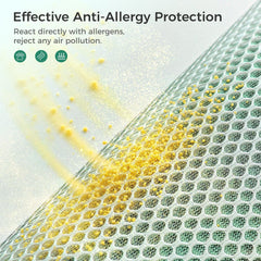 VOOPNU DH-JHD08 activated carbon layer neutralizes odors for fresh indoor air.