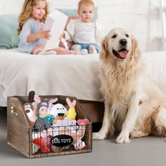VOOTTOU toy bin with customizable labels helps personalize your storage