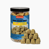 Vorenzyme Brine Shrimp Cubes 4.5 oz packaging highlights premium high-protein fish food