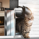 VOSOIR cat door wall-mounted with aluminum frame for durable access
