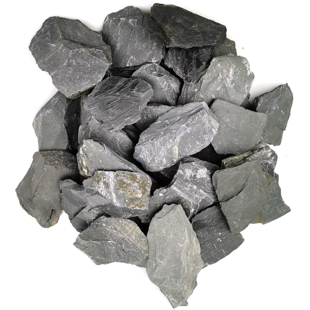 Voulosimi natural slate rocks for aquarium decor enhancing habitat aesthetics