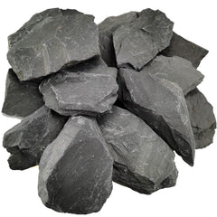 Voulosimi natural slate rocks show varied shapes for versatile aquarium décor.
