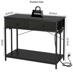 VOWNER 40-Gallon Stand side drawer open reveals convenient storage.