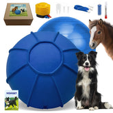 VOXGET Herding Ball 25-inch deflated, ready for quick setup and travel.