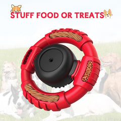 VRTOP rubber with light milk flavor to excite dogs during play.