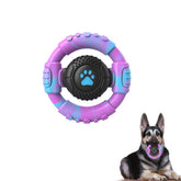 VRTOP indestructible dog toy with horn design for aggressive chewers.