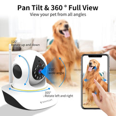 VSTARCAM 3MP HD image quality captures clear pet details