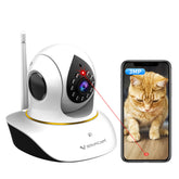 VSTARCAM Pet Camera with Laser Toy front view showing interactive play for pets
