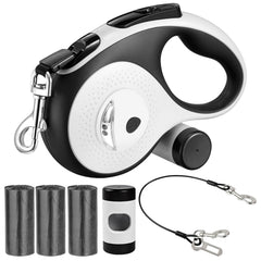 VTOPVMAX 26ft retractable leash with LED light for nighttime visibility