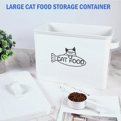 Vumdua airtight seal with lid helps maintain dryness for dry kibble.