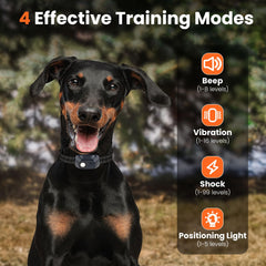 VUMXPE dog shock collar LED flashlight mode for night visibility
