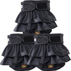 VUNCESSIN reusable female dog diapers, medium, 3-pack for washable comfort.