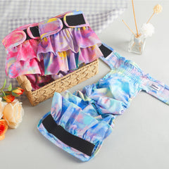 VUNCESSIN XXL dog diapers with hem for secure fit during activity.