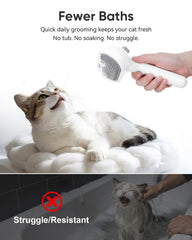 VVWVVW self-cleaning-button makes post-grooming cleanup quick
