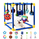 VYNALTIX Puppy Play Gym assembly for quick setup and safe indoor play sessions.