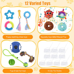 VYNALTIX Squeaky toys set for interactive play and reward-based training.
