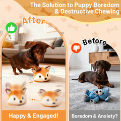 VYsTN Foxy voice-echo feature repeats your words in a playful tone.
