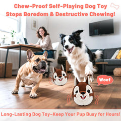 VYsTN rechargeable dog toy with USB charging for long play sessions.