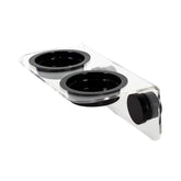 WACOOL magnetic reptile ledge with six cups for secure feeding.