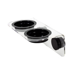 WACOOL magnetic reptile ledge with six cups for secure feeding.