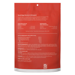 WAG Hip & Joint Soft Chews bag open shows convenient feeding packaging.