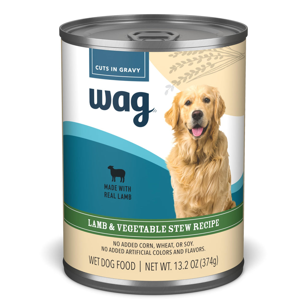 WAG Lamb Stew can with real lamb chunks in savory gravy