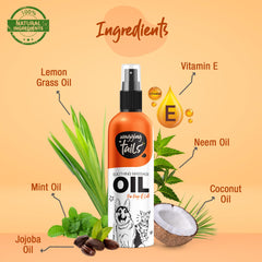 Wagging Tails 6-in-1 soothing oil coconut oil massage focus on skin