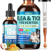 Wagmee bottle with drops for gentle daily flea and tick support