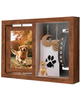 WagvyGo 3-in-1 memorial frame with double photo area for memories.