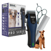 Wahl Power Pro cordless clipper for heavy coats in action