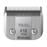 Wahl Pro Animal Wide Prime Series blades close-up view in high-carbon steel for durability