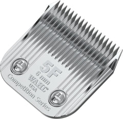 Wahl Professional Animal 5F blade close-up showing a 6mm cut for smooth grooming.