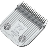 Wahl Professional Animal 7F blade close-up showing precision cut capability for show coats