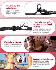 WANFIRE hands-free leash in handheld mode for precise urban control.