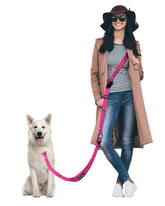 WANFIRE hands-free leash assembly shows adjustable length for versatile walks.