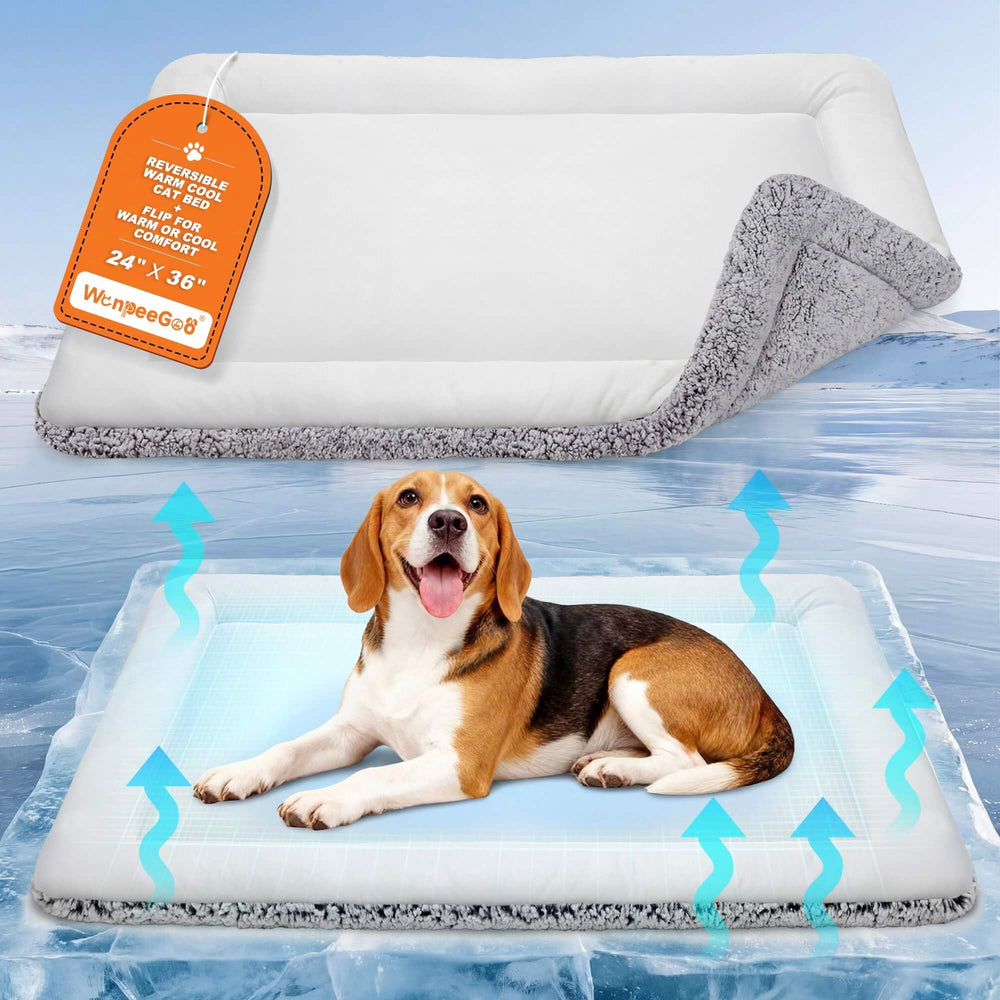 WanpeeGoo dog cooling mat in 24x36 inches offering cooling comfort for hot days.
