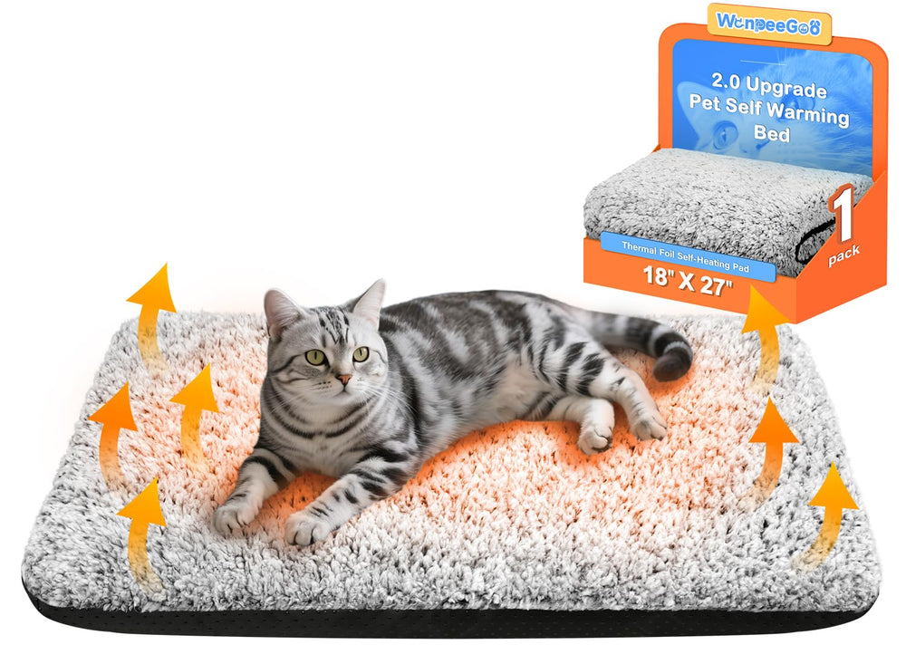 WanpeeGoo self-warming bed with foil warmth for cozy naps
