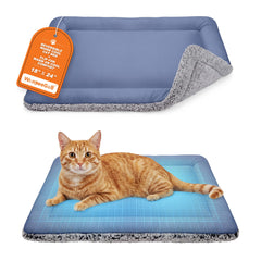 WanpeeGoo self-warming bed with reversible design for year-round comfort.