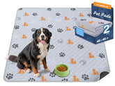 WanpeeGoo washable pee pad 2pack with soft surface and leak protection for dogs.