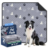 WanpeeGoo washable dog pee pad in 36x41 inches for training and reuse.