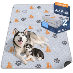 WanpeeGoo washable pee pads 32x52 with non-slip bottom for secure training