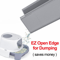 Waretary waterproof bottom prevents liquids reaching floors