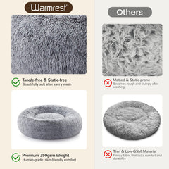 Warmrest dog bed anti-slip base keeps it secure