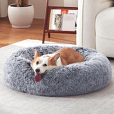 Warmrest donut dog bed 30-inch offers cozy, snuggly naps