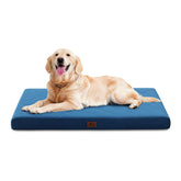 Warmrest orthopedic dog bed with egg-crate foam for joint support.