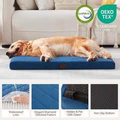 Warmrest velvet quilted surface provides cozy, premium feel.