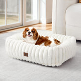 Warmrest washable dog bed rectangle—easy cleaning and cozy support.