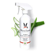 Warren London 10-in-1 dog spray bottle shown for post-bath conditioning