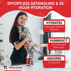 Warren London Cat Hydrating Butter USA-made packaging highlights quality.